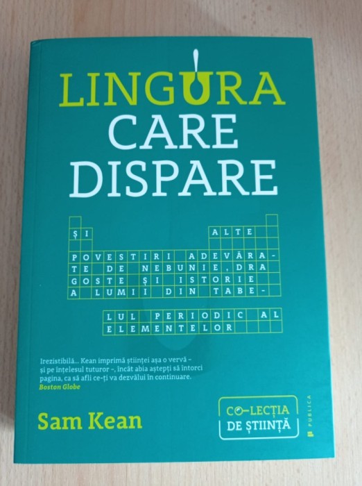 Sam Kean - Lingura care dispare