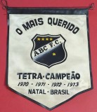 Fanion (model vechi) fotbal - ABC FC NATAL din BRAZILIA