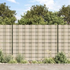 Gossi panou de intimitate gradina, crem, 70x0,19 m, pvc