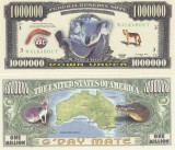 !!! SUA = FANTASY NOTE = AUSTRALIA , DOWN UNDER - 2005 - UNC