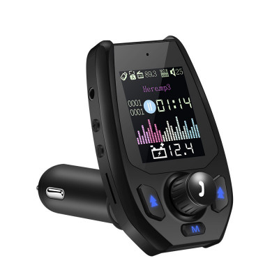 Modulator FM Transmitator Auto Techstar&amp;reg; Onever, Bluetooth 4.0, Wireless, Mp3 Player 3.1A 2xUSB Charger foto