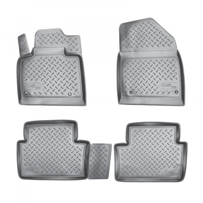 Set de 4 covorase cauciuc 3D stil tavita premium pentru Citroen C5 II 2008-2017 foto