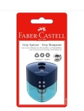 Ascutitoare Dubla Faber-Castell Grip cu Rezervor, Creioane Grafit/Colorate, Standard/Jumbo