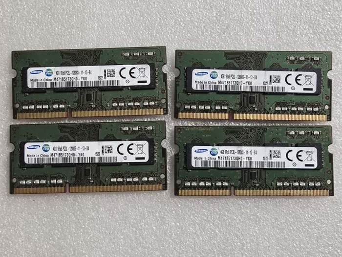 Memorie RAM laptop Samsung 4GB DDR3 1600MHz 1.35V Low Voltage