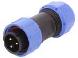 Mufă SP17 Tată IP68 3 PIN Lipire 500V