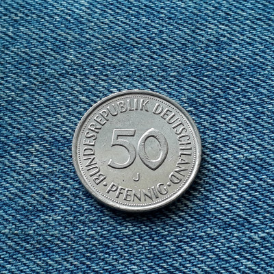 3m - 50 Pfennig 1990 J Germania RFG foto