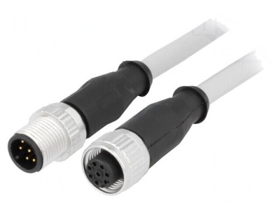 Cablu senzori/automatizări M12-M12 2m 8 PIN foto