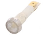 Lampă Control LED Albă 12V 12VAC &Oslash;10mm