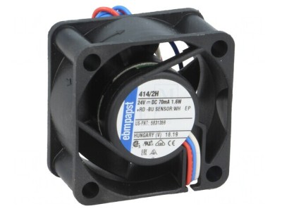 Ventilator DC Axial 24V 40x40x20mm 13m3/h 29dBA foto