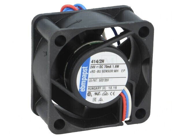 Ventilator DC Axial 24V 40x40x20mm 13m3/h 29dBA