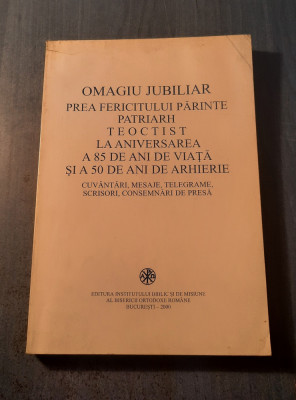 Omagiu jubiliar prea fericitul parinte patriarh teoctist la aniversarea 85 ani foto