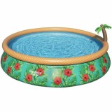 Piscina gonflabila Bestway 457 x 84 cm, PVC, Multicolor, Kit montare si filtru inclus