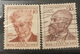 (CEHOSLOVACIA 1 ) Timbre serii Straine Personalitati