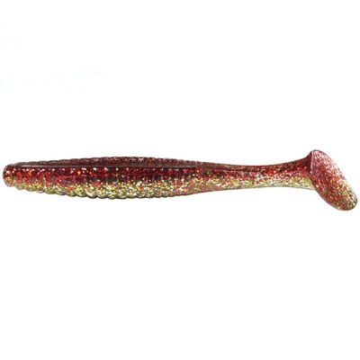 Shad Hide Up Stagger Original 3&amp;quot; Salt, SN-08 Akakin, 7.6cm, 4.5 g, 10buc/pac foto