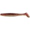 Shad Hide Up Stagger Original 3&quot; Salt, SN-08 Akakin, 7.6cm, 4.5 g, 10buc/pac