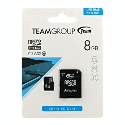 Card Memorie Card Team MicroSD C10 08GB foto