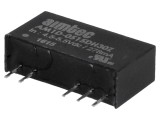 Convertor DC/DC 1W cu 2 ieșiri -15V și 15V, eficiență 79%