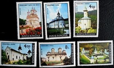 1991 - Manastiri, serie neuzata foto