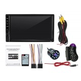Cumpara ieftin MP5 Player Techstar&reg; 7031, 2DIN, Camera Marsarier, Ecran HD Touch 7&quot;, Comenzi Volan, Telecomanda, MirrorLink, Bluetooth 4.2