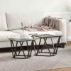 VidaXL Set măsuțe laterale 2 pcs sonoma gri 50 x 50 x 40 cm 868270