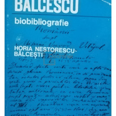 Nicolae Balcescu - Biobibliografie