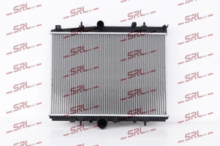 Radiator Citroen C5 00-08; Peugeot 406 99-04, motor: 1.8, 2.0, 2.0 HDI, iesire - conector rapid, 563x380x27, SRLine, Aluminiu/ Plastic brazat, 133091