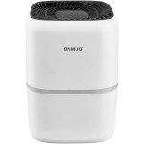 Purificator de aer Samus Purify 18, Filtrare &icirc;n 3 trepte, Ionizator Aer, CADR 155 m3/h, Panou comanda tactil, Alb