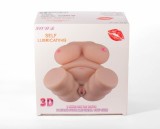 Masturbator torso 3D cu 2 orificii Mistress V