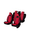 Set huse scaun racing rosu