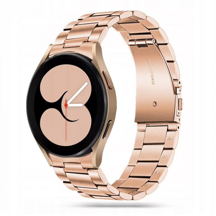 Curea Tech-Protect Stainless pentru Samsung Galaxy Watch 4/5/5 Pro/6 Auriu