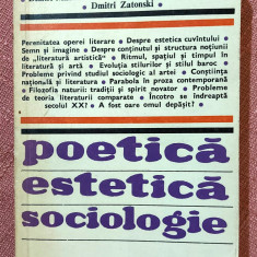 Poetica, estetica, sociologie. Studii de teoria literaturii si artei – Colectiv