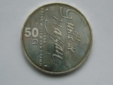 50 GULDEN 1984 OLANDA-COMEMORATIVA-argint