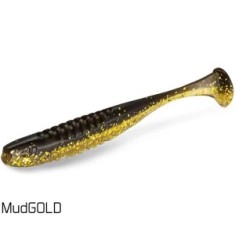 Shad Delphin Zandera Uvs, Mudgold, 12cm, 5buc/pac foto