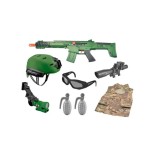 Set de lupta ,echipament militar cu 8 accesorii
