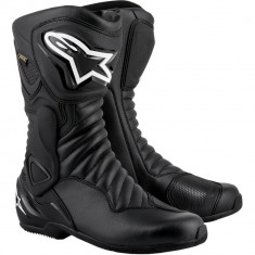 Ghete Moto Alpinestars SMX-6 V2 Gore-Tex Boots, Negru/Alb, Marime 42