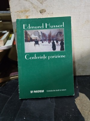 Conferințe pariziene - Edmund Husserl foto