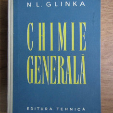 N. L. Glinka - Chimie generala (1958, editie cartonata)