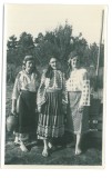 4789 - ETHNIC women, Romania - old postcard, real PHOTO - unused
