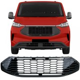 Grila radiator fara emblema Negru Lucios potrivita pentru Ford Tourneo Transit Custom din 2023 Performance AutoTuning