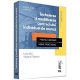 Incheierea si modificarea contractului individual de munca. Practica judiciara. Norme procedurale - Lucia Uta, Virginia Filipescu