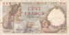 FRANTA 100 francs 25-1-1940 VF!!!