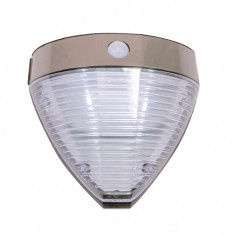 Aplica solara transparenta EVO LED Hoff, 2.2 W, cu senzor de miscare, 20.5 x 9.4 x 20 cm foto