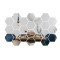 Set 24 hexagonale autocolante de perete tip oglinda, Axroad Mall, Rezistent la apa, Design interior, Usor de