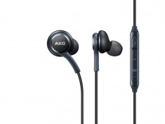 Casti stereo High Quality Samsung AKG, Jack 3,5mm, Negre foto