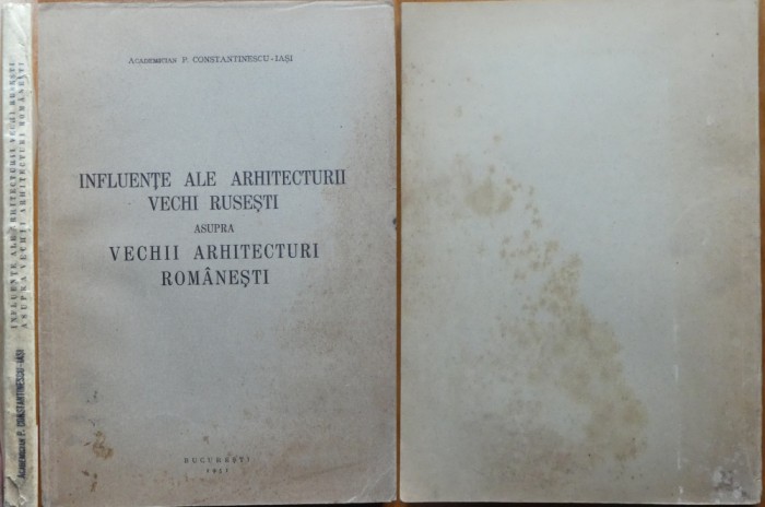 Constantinescu Iasi , Influiente ale arhitecturii vechi rusesti asupra noastra