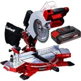 Einhell TE-MS 18/210 Li PXC - Fierastrau circular stationar 210x30 mm + Acumulator Li-Ion 18 V 2.5 Ah