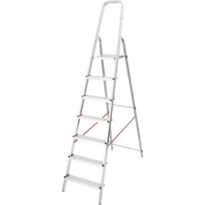 Scara aluminiu, Master, 6 trepte, platforma, max 125 kg, 2.15 m GartenVIP DiyLine foto