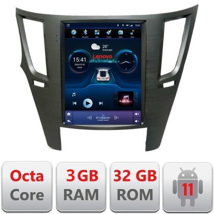 Navigatie Subaru Legacy si Outback 2010-2014 tip tesla radio gps internet 8 Core 3+32 4G carplay android auto kit-tesla CarStore Technology