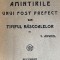 AMINTIRILE UNUI FOST PREFECT DIN TIMPUL RASCOALELOR de C.ANGHEL,1912/,,FLACARA&quot;