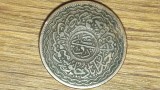 Cumpara ieftin India state Hyderabad -moneda de colectie rara- 2 pai 1912 bronz - prezinta doua zgarieturi fine